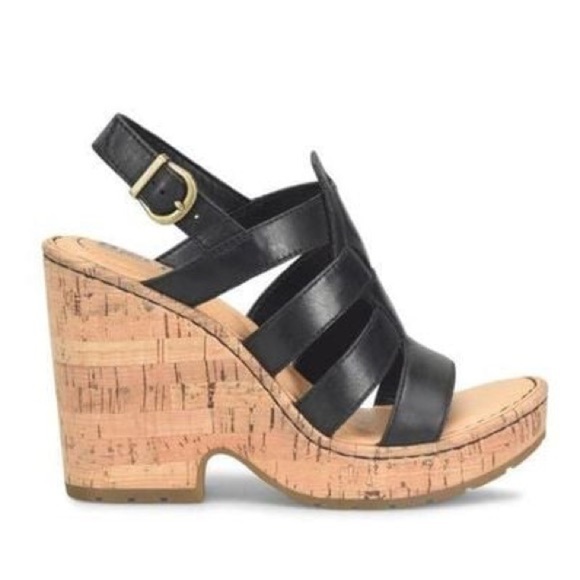 Born Shoes - NEW Børn Women's Bernese Cage Wedge Sandal